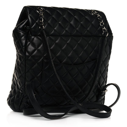 Chanel Lambskin Quilted Large Urban Spirit Backpack Black 3 of 13