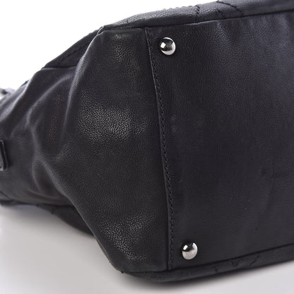 Chanel Calfskin Diamond Stitch Tote Black 8 of 12