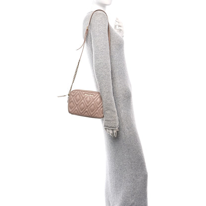 Miu Miu Soft Calf Quilted Camera Bag Cipria 2 of 10