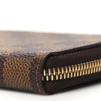 Louis Vuitton Damier Ebene Clemence Wallet Cherry 9 of 9
