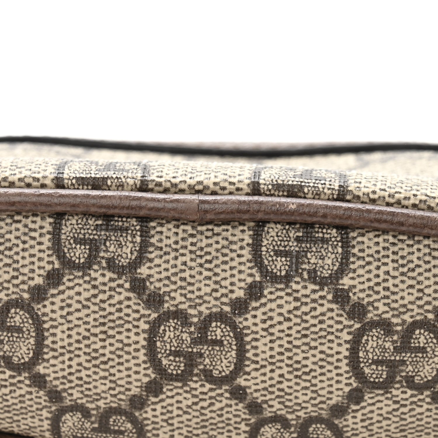 Gucci GG Supreme Monogram Web Ophidia Dome Key Pouch Beige New Acero 9 of 9