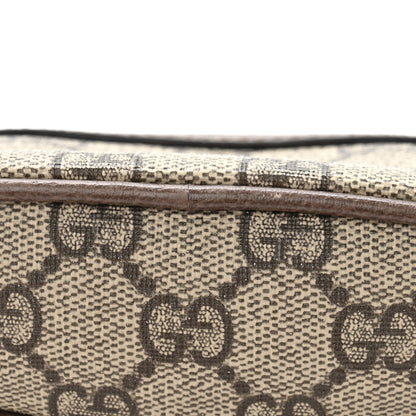 Gucci GG Supreme Monogram Web Ophidia Dome Key Pouch Beige New Acero 9 of 9