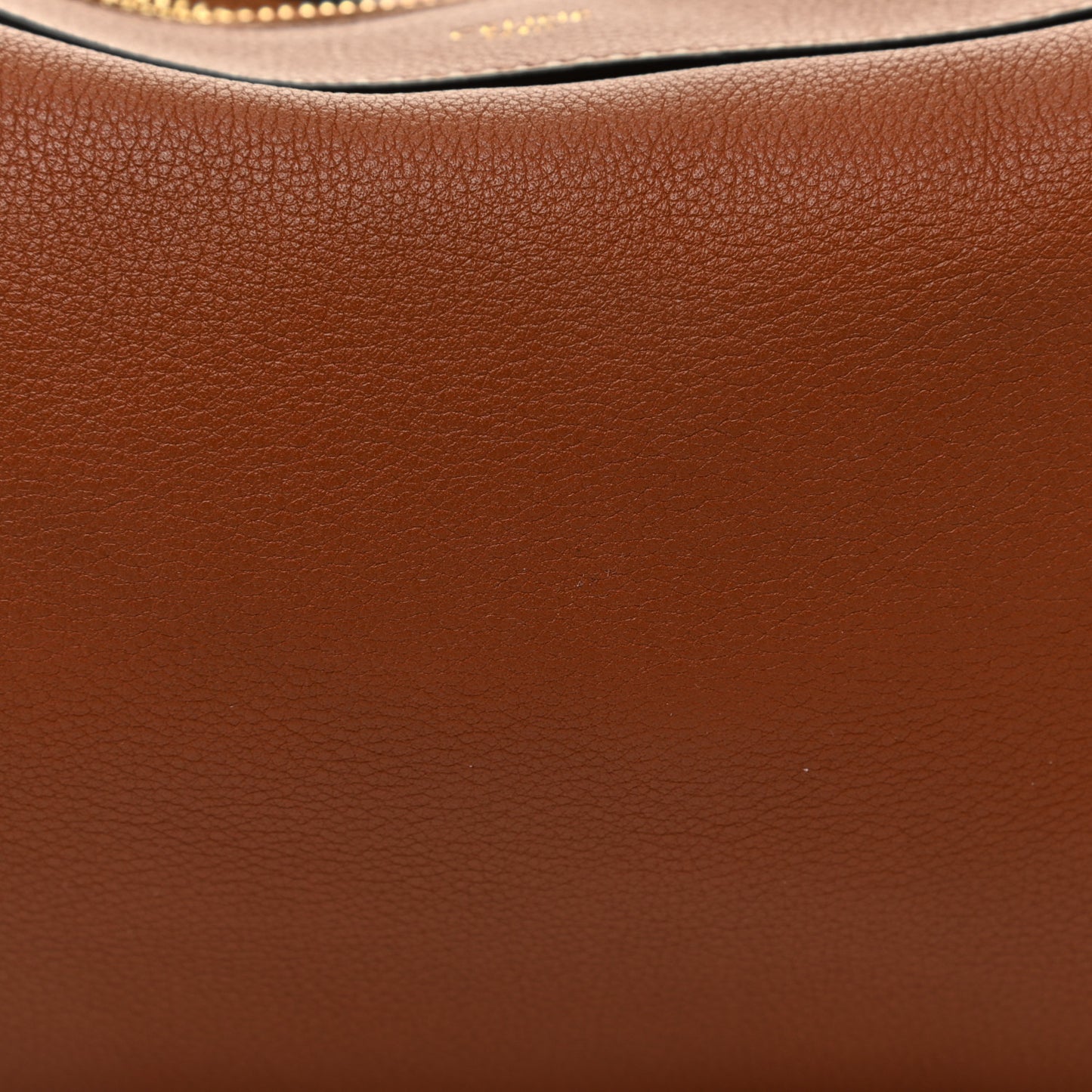 Supple Calfskin Medium Romy Shoulder Bag Tan