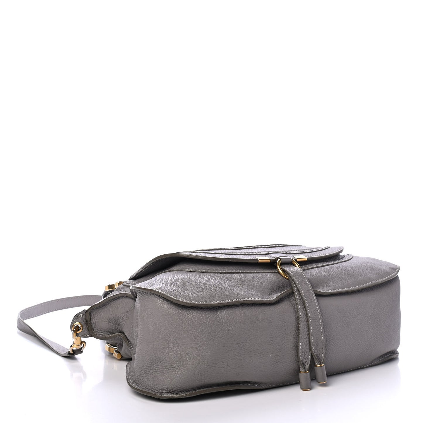 Calfskin Medium Marcie Satchel Cashmere Grey