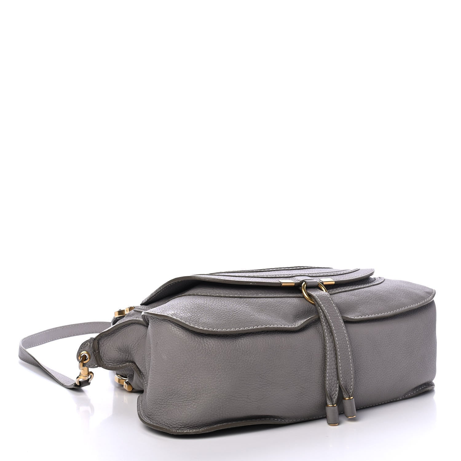 Chloe Calfskin Medium Marcie Satchel Cashmere Grey 3 of 4