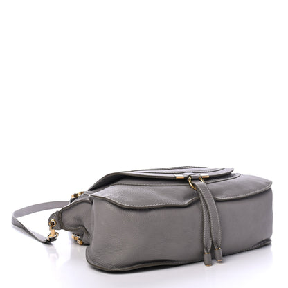 Chloe Calfskin Medium Marcie Satchel Cashmere Grey 3 of 4