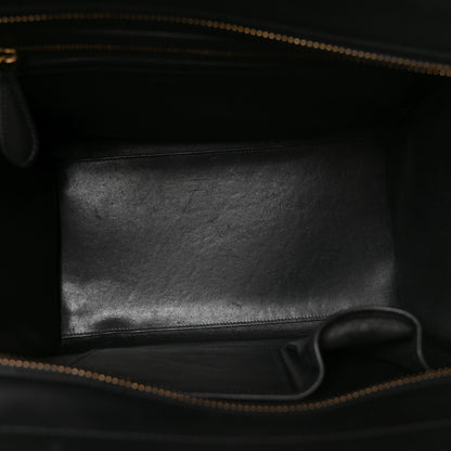 Celine Bullhide Calfskin Suede Mini Tri-Color Luggage White 5 of 9