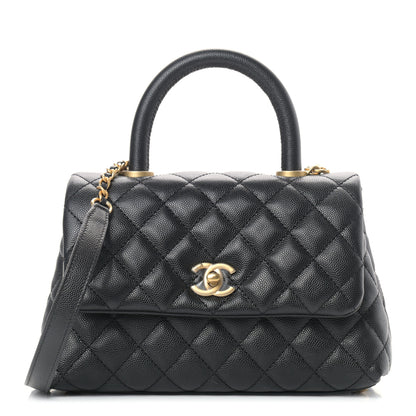 Chanel Caviar Quilted Mini Coco Handle Flap Black 1 of 10
