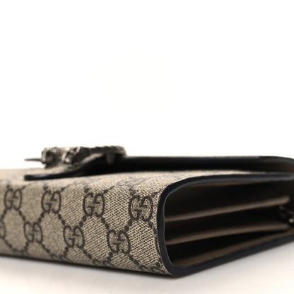 Gucci GG Supreme Monogram Mini Dionysus Chain Wallet Beige Taupe 11 of 12
