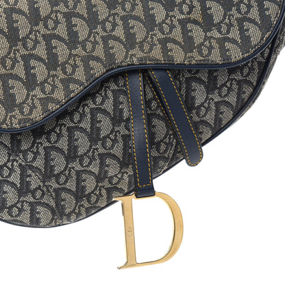 Christian Dior Monogram Saddle Bag Blue 11 of 11