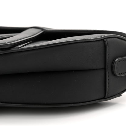Christian Dior Ultra Matte Calfskin Mini Saddle Bag Black 9 of 13