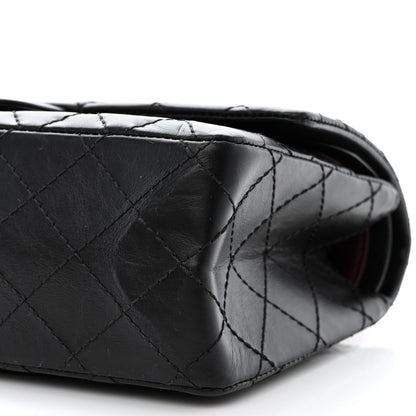 Chanel Aged Calfskin Quilted 2.55 Reissue 225 Flap Black 10 of 12