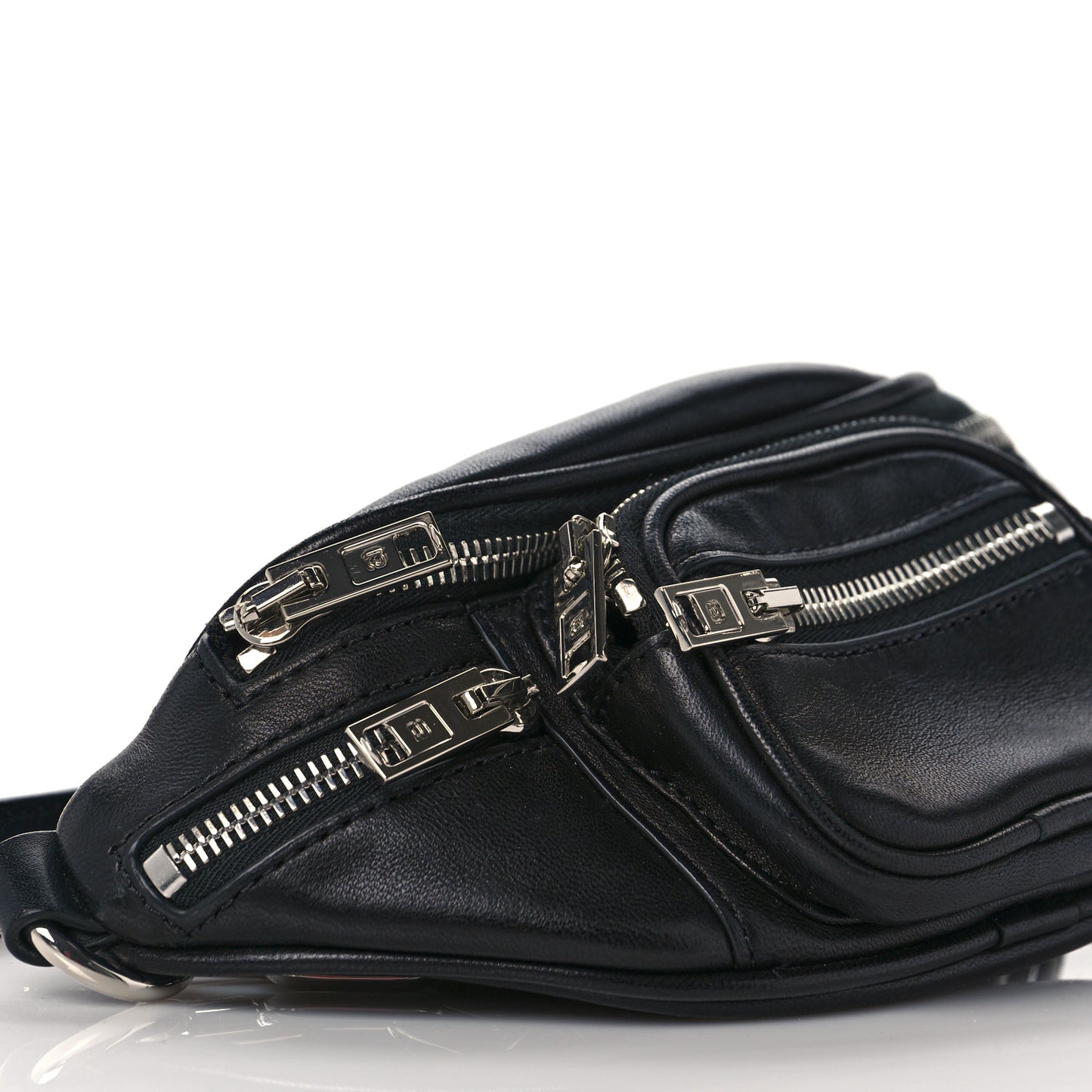 Lambskin Mini Attica Belt Bag Black