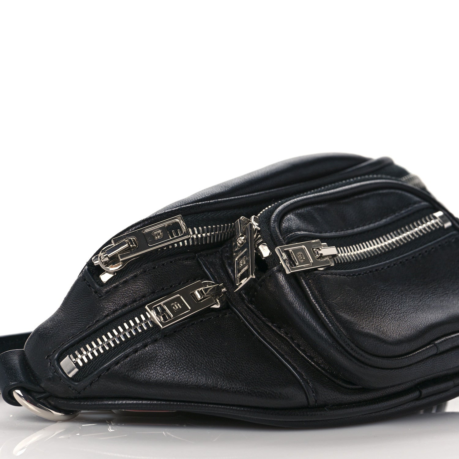 Alexander Wang Lambskin Mini Attica Belt Bag Black 7 of 8