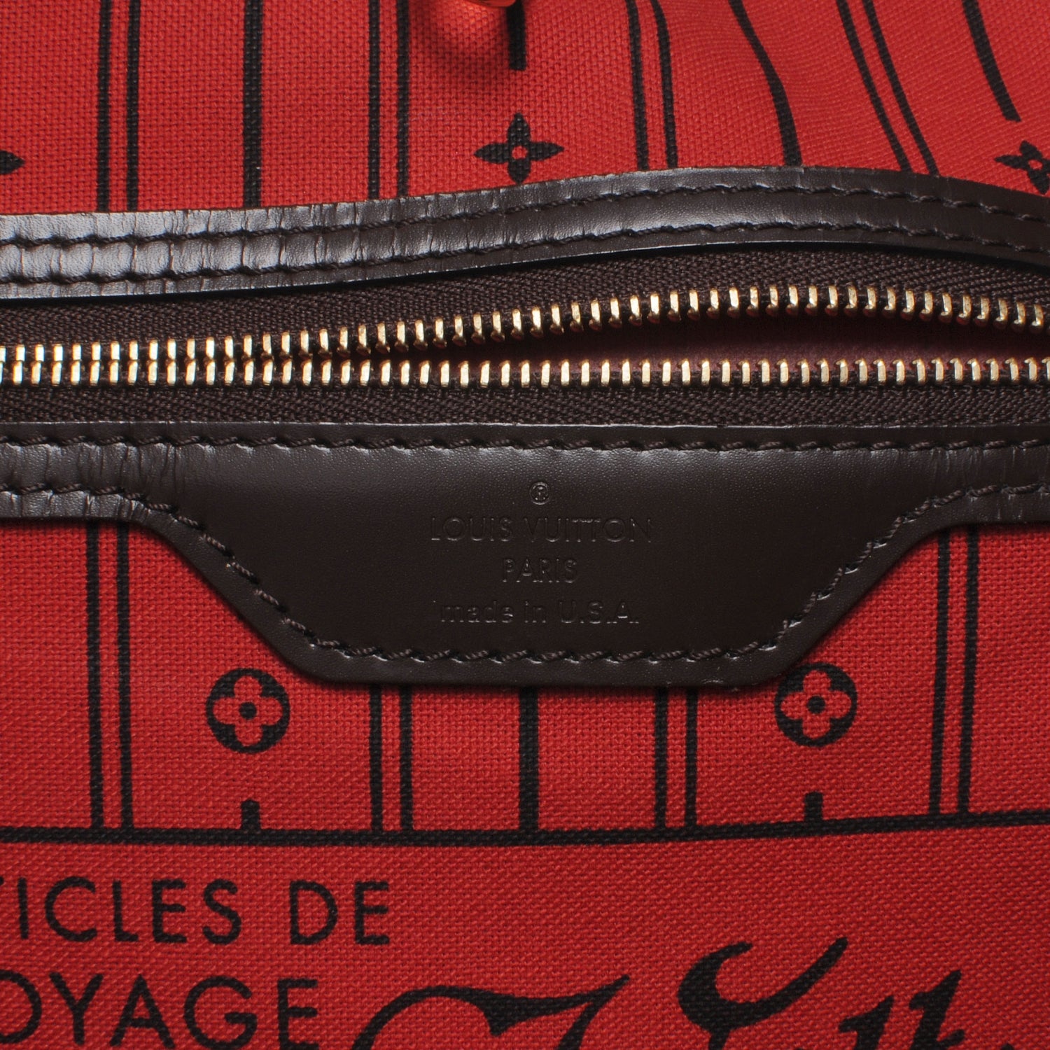 Louis Vuitton Damier Ebene Neverfull GM 6 of 7
