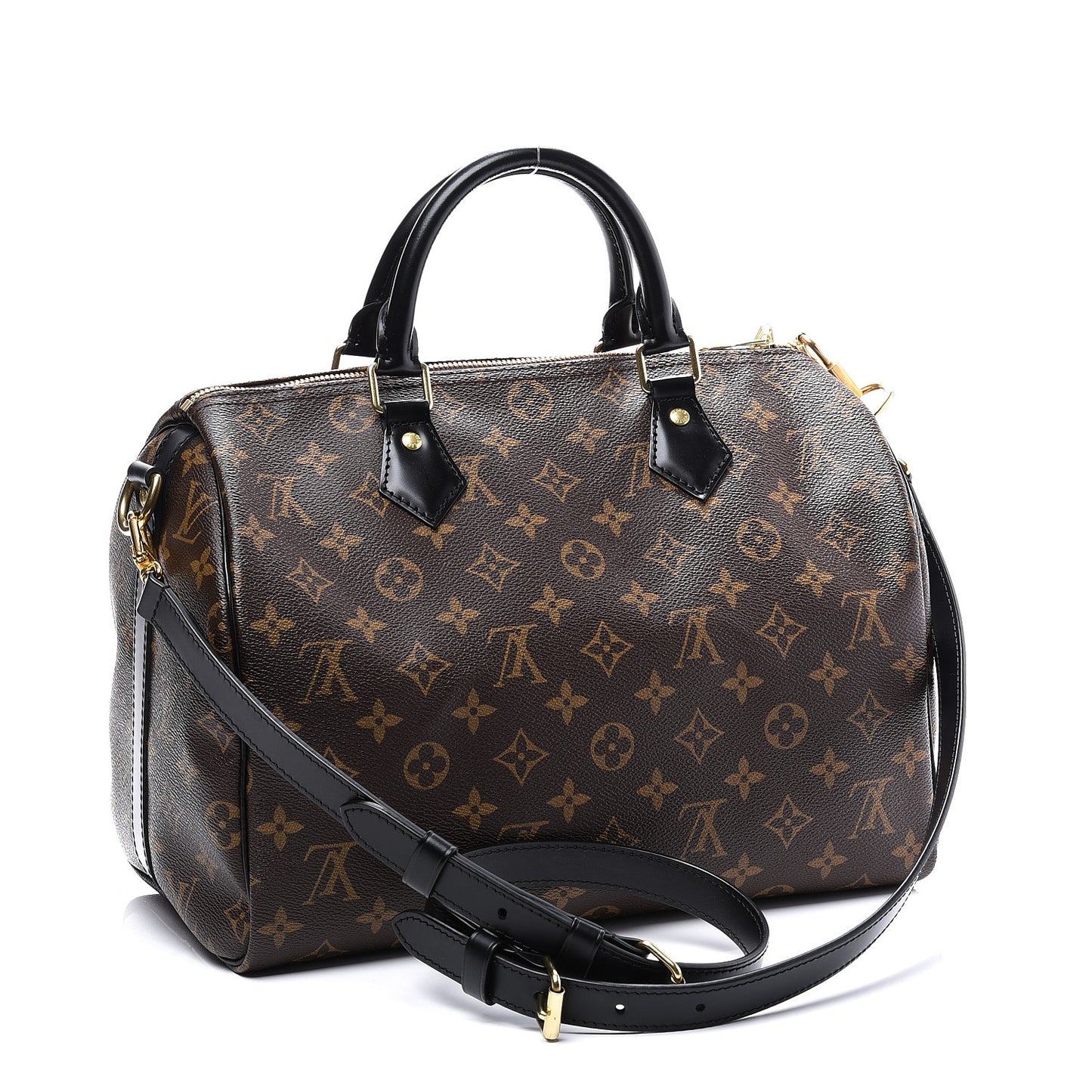 Monogram My World Tour Speedy Bandouliere 30 Black