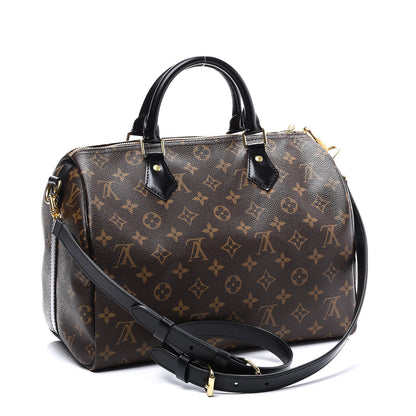Louis Vuitton Monogram My World Tour Speedy Bandouliere 30 Black 2 of 11