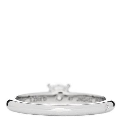 Cartier Platinum Diamond .23ct Solitaire Engagement Ring 47 4 4 of 8