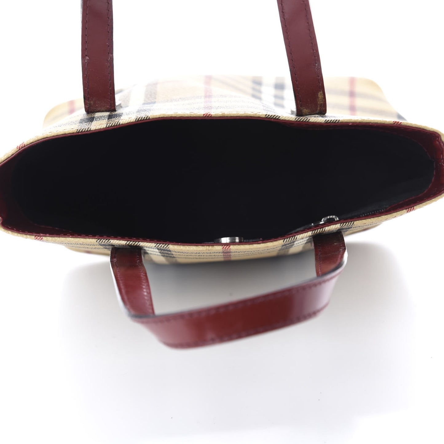 Haymarket Check Small Tote Red