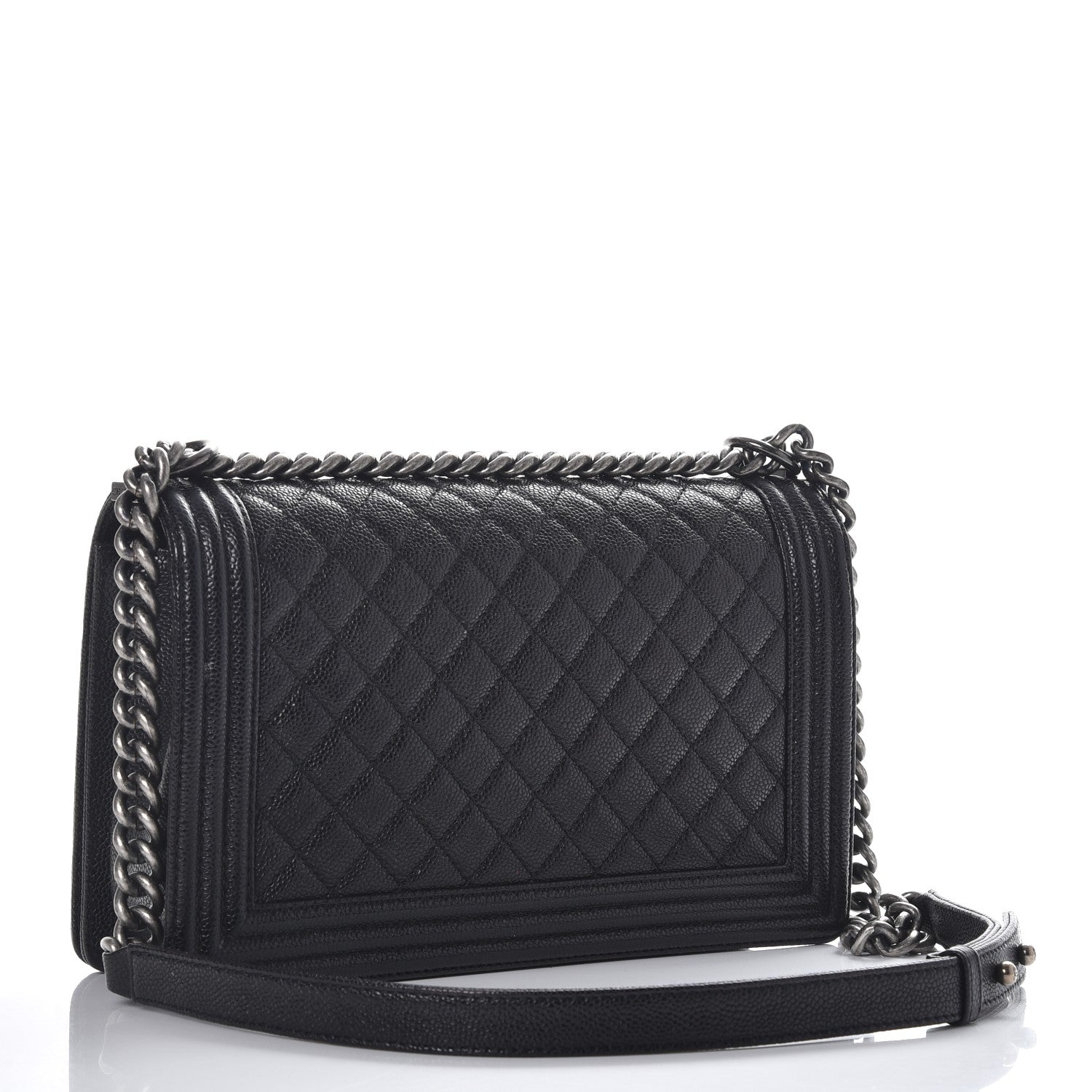Chanel Caviar Quilted New Medium Boy Flap Black 4 of 9
