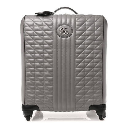 Gucci Calfskin Marmont Small Carry On Grey 1 of 12