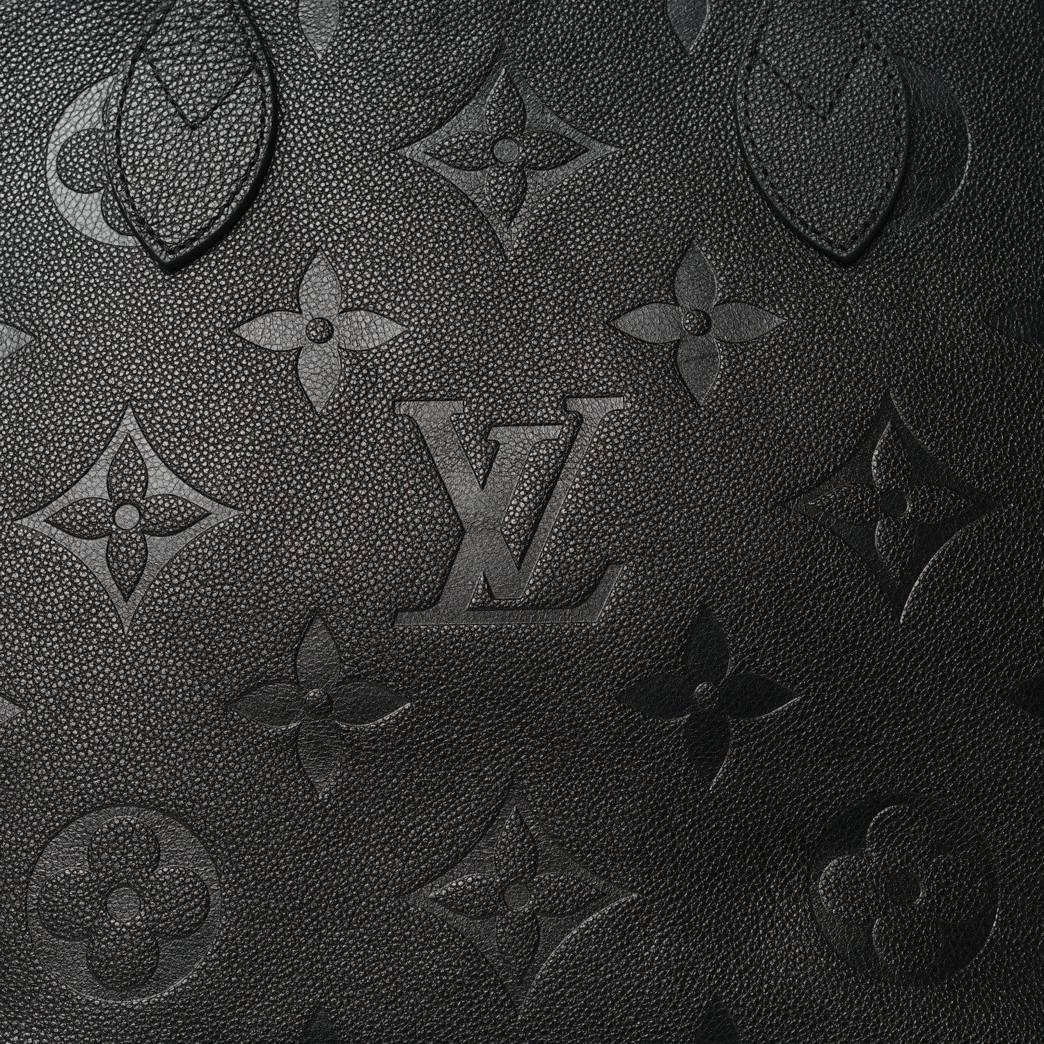 Louis Vuitton Empreinte Monogram Giant Neverfull MM Black 8 of 10