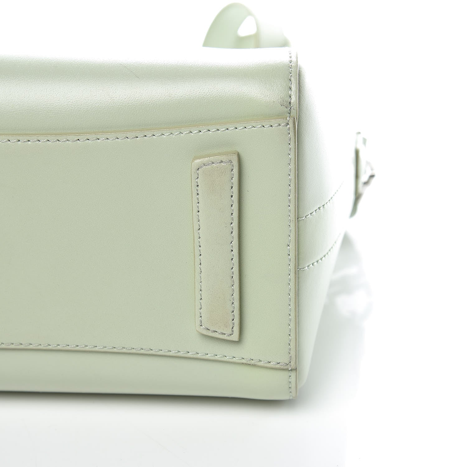 Givenchy Shiny Lord Calfskin Mini Antigona Aqua Green 11 of 24