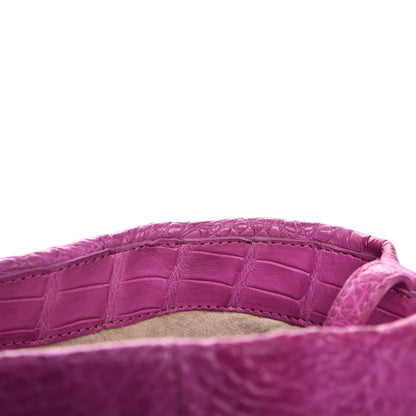 Nancy Gonzalez Crocodile Convertible Shopper Tote Purple 19 of 19