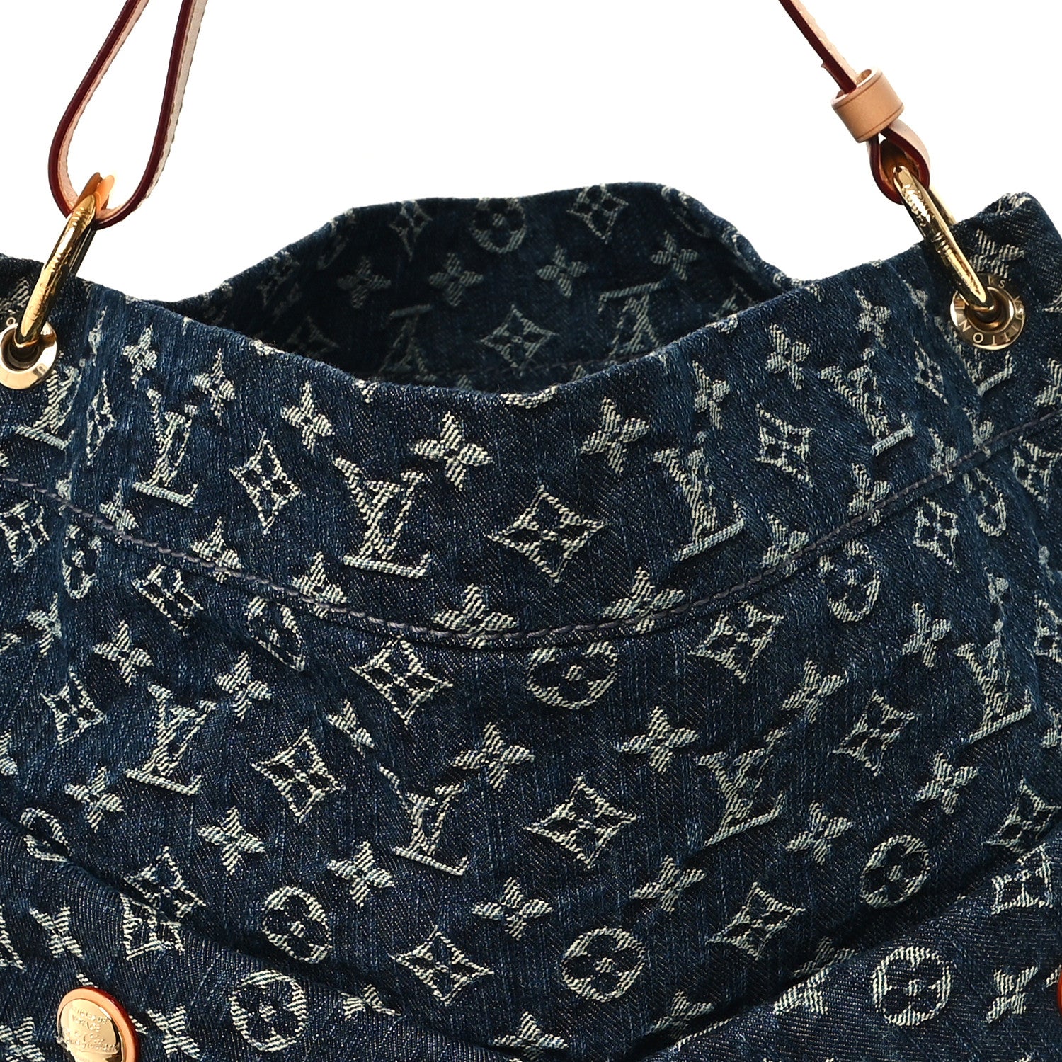 Louis Vuitton Denim Daily GM Gris Blue 8 of 10