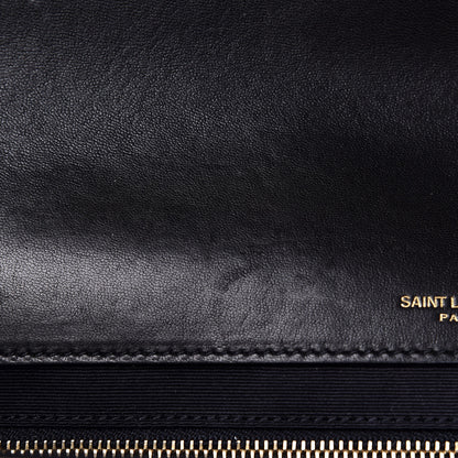 Saint Laurent Lambskin Patchwork Monogram Large Jamie Black 10 of 17