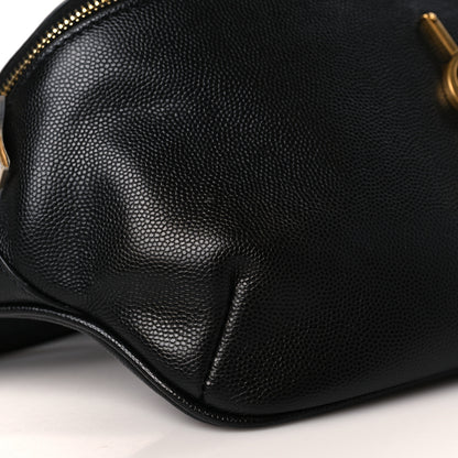 Saint Laurent Grain De Poudre Monogram Belt Bag Black 8 of 9