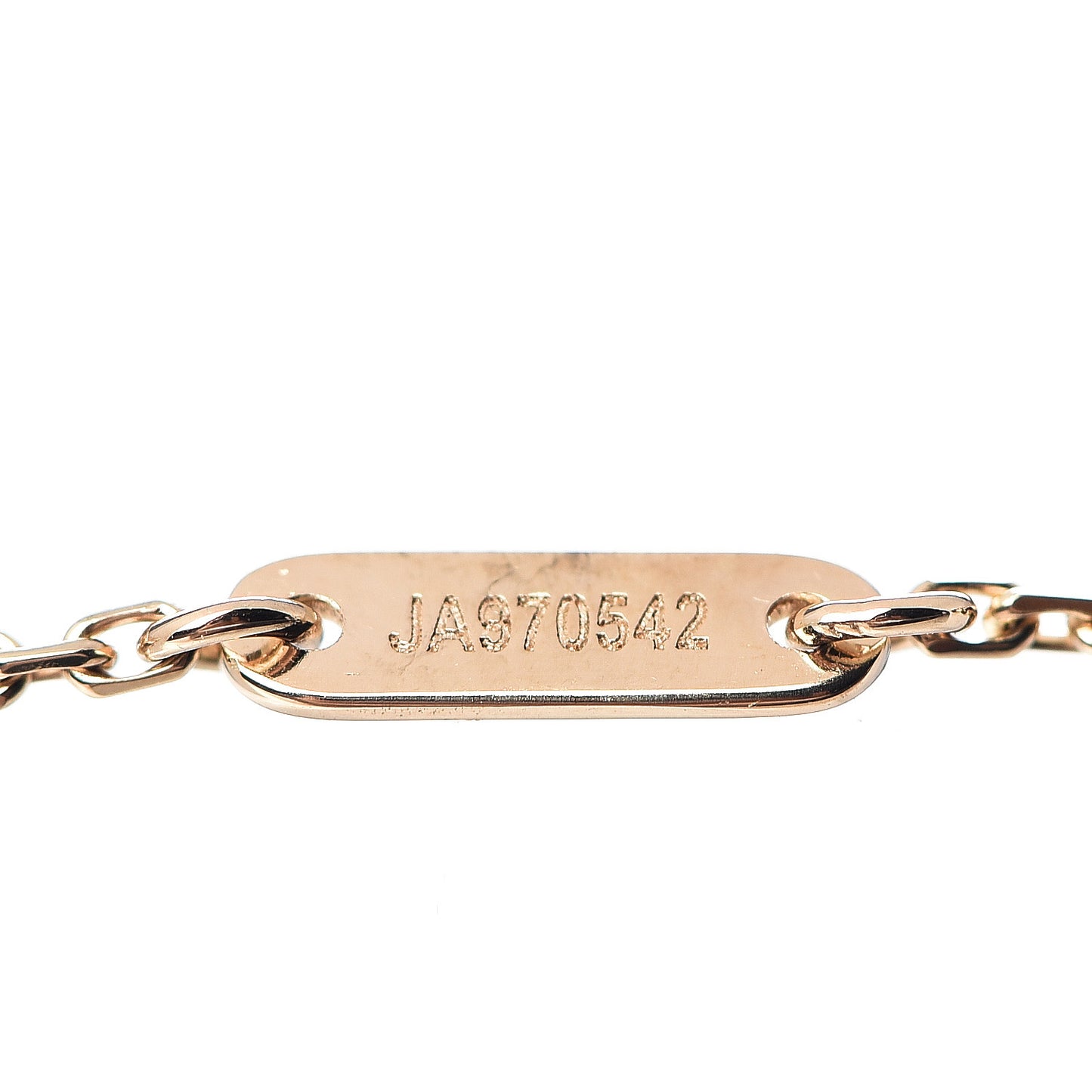 18K Yellow Gold Mother of Pearl Sweet Alhambra Bracelet