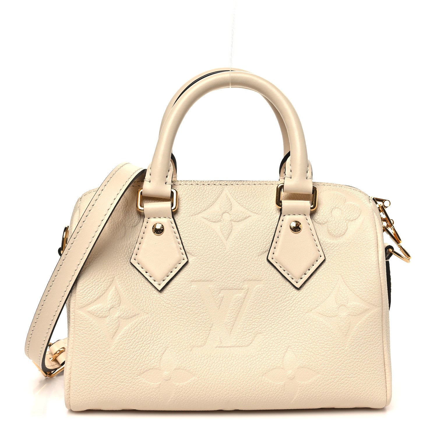 Louis Vuitton Empreinte Monogram Giant Speedy Bandouliere 20 Creme 1 of 9