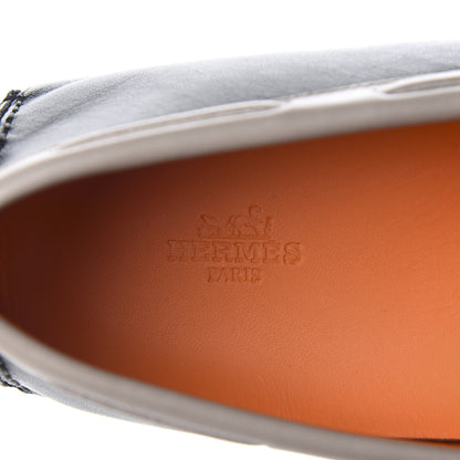Hermes Supple Calfskin Mens Irving Driving Moccasin Loafers 43.5 9 of 10