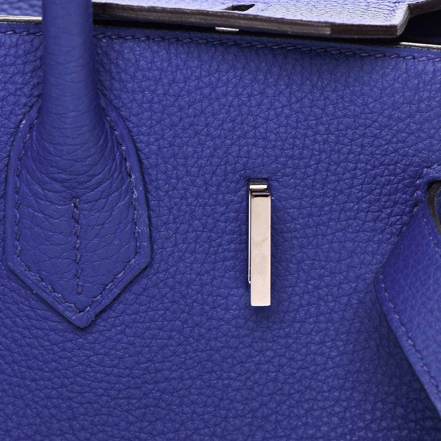 Hermes Togo Birkin 30 Bleu Electrique 11 of 30