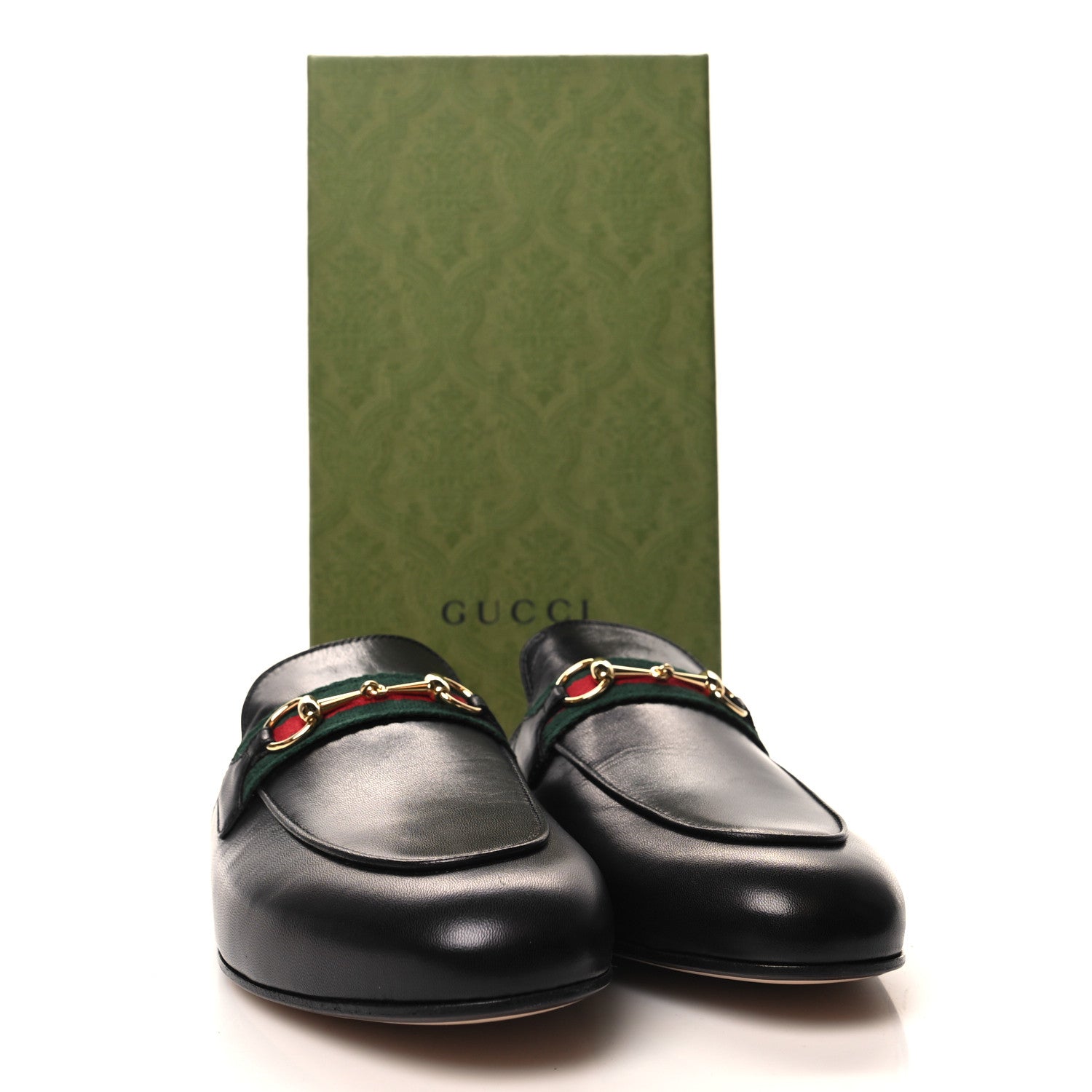 Gucci Malaga Kid Web Womens Princetown Slippers 41 Black 2 of 9