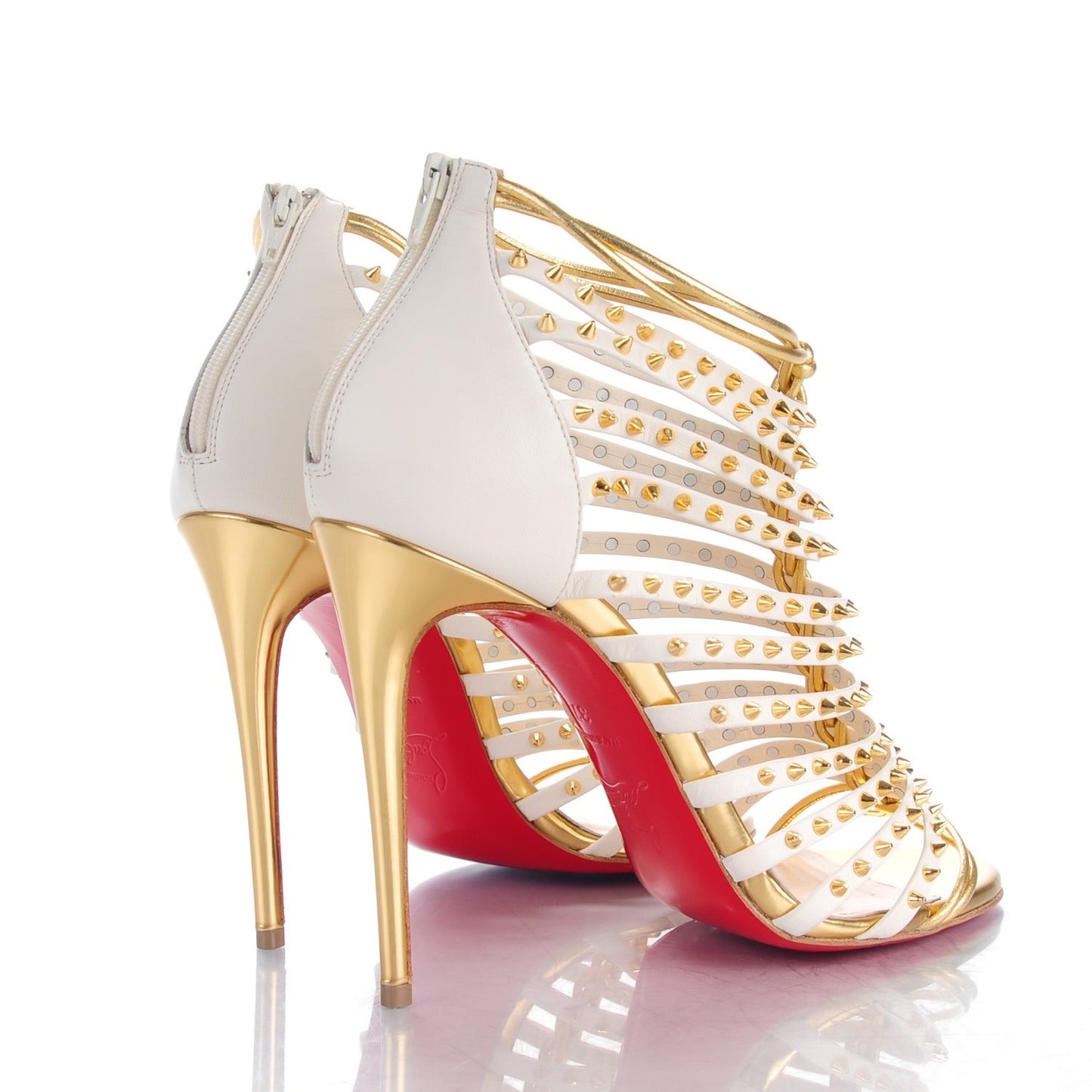 Kid Nappa Millaclou 100 Cage Sandals 37 Edelweiss Gold