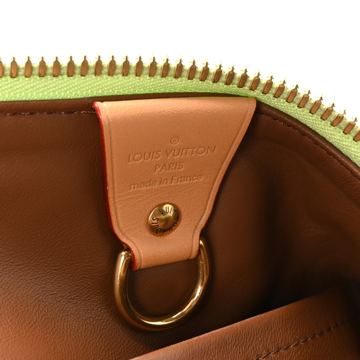 Louis Vuitton Calfskin Monogram Speedy P9 Bandouliere 40 Frozen Lime 7 of 11
