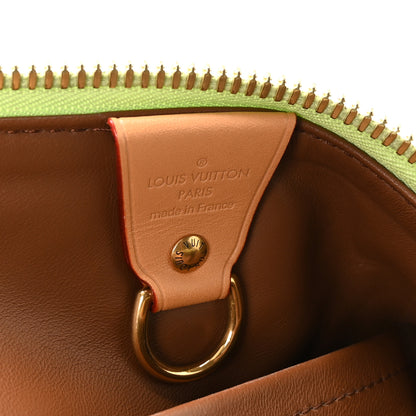 Louis Vuitton Calfskin Monogram Speedy P9 Bandouliere 40 Frozen Lime 7 of 11
