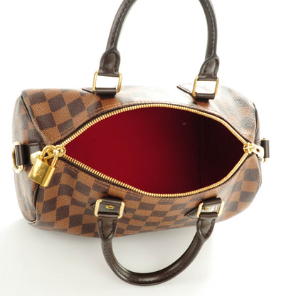 Louis Vuitton Damier Ebene Speedy Bandouliere 25 6 of 7