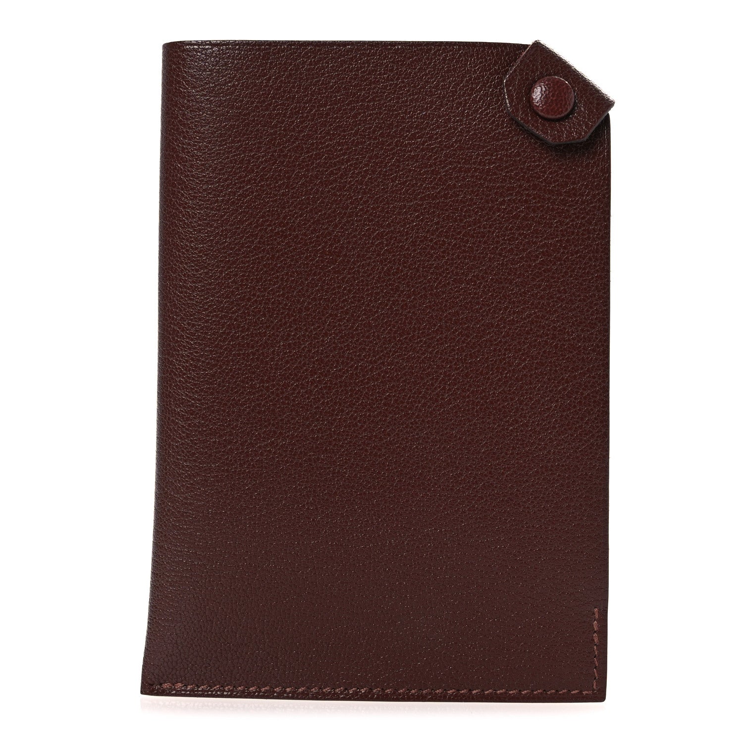 Hermes Chevre Chamkila Tarmac PM Passport Holder Terre 1 of 8
