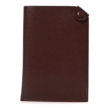 Hermes Chevre Chamkila Tarmac PM Passport Holder Terre 1 of 8