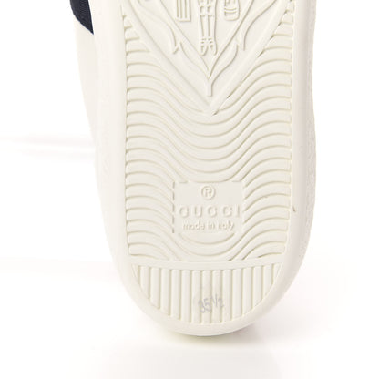 Gucci Calfskin Ayers Web Dagger Embroidered Womens Ace Sneakers 35.5 White 7 of 10