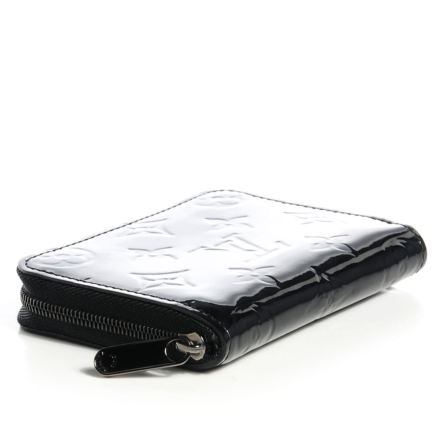 Vernis Zippy Coin Purse Wallet Noir Magnetique