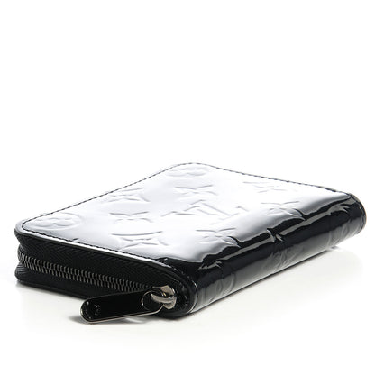 Louis Vuitton Vernis Zippy Coin Purse Wallet Noir Magnetique 4 of 8
