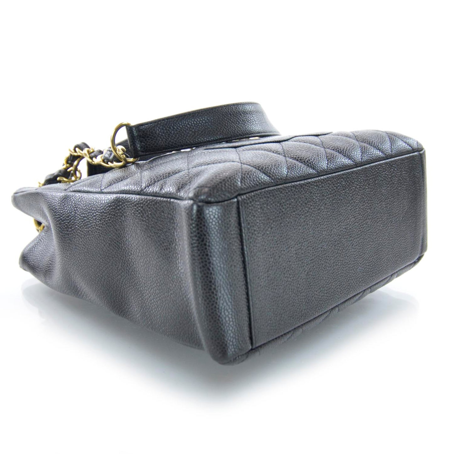 Caviar Petit Shopping Tote PST Black