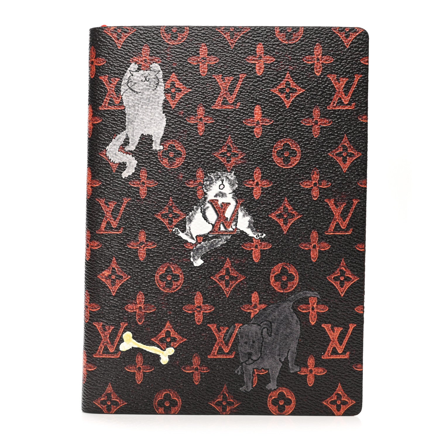 Louis Vuitton Catogram Clemence Notebook MM Marron 1 of 6