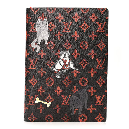Louis Vuitton Catogram Clemence Notebook MM Marron 1 of 6