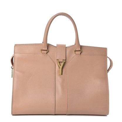 Saint Laurent Textured Calfskin Large Cabas ChYc Beige 1 of 13