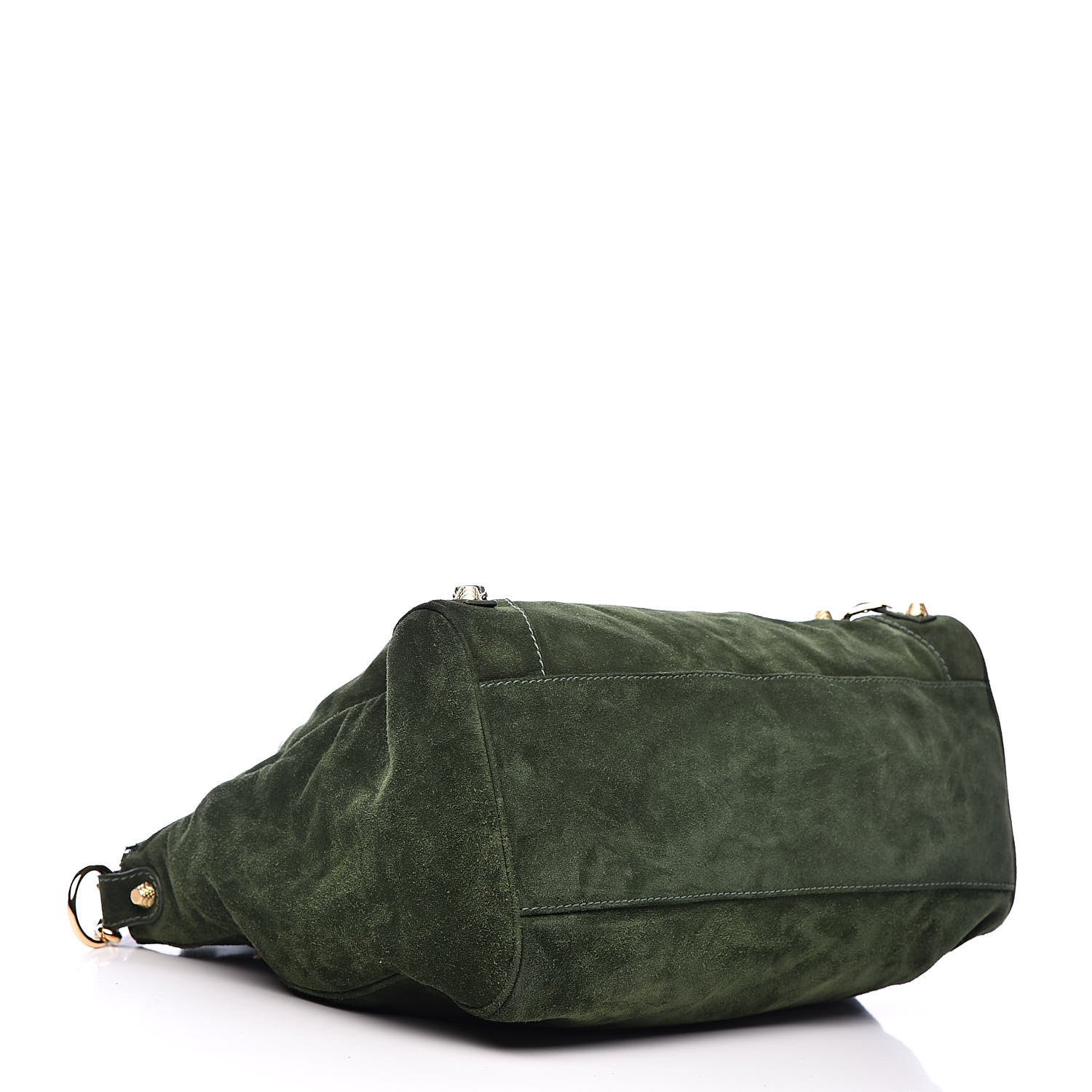 Balenciaga Baby Daim Suede Giant 12 Gold Hardware Velo Vert Militaire 4 of 18
